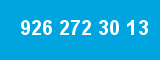 926 272 30 13